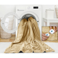 Vyhrievaná deka TERO 160x130 cm - béžová