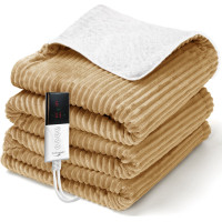 Vyhrievaná deka TERO 160x130 cm - béžová