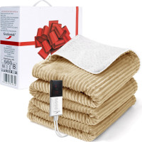 Vyhrievaná deka TERO 160x130 cm - béžová