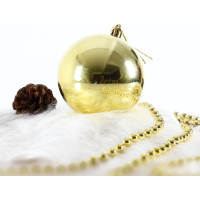 Vianočné závesné banky na stromček ESTRELLA 66 kusov - zlaté