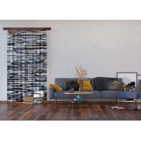 Dizajnový záves - Šedé kamene - 140x245 cm