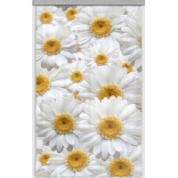Dizajnový záves - Biele kvety - 140x245 cm