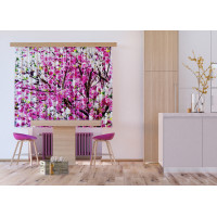 Dizajnový záves - Kvitnúci strom - 180x160 cm