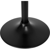 Barová stolička CYDRO BLACK - čierna - ekokoža
