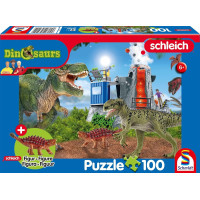 SCHMIDT Puzzle Schleich Dinosaury z praveku 100 dielikov + figúrka Schleich