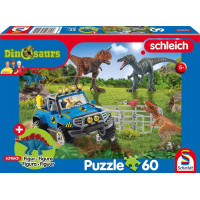SCHMIDT Puzzle Schleich Prehistorickí obri 60 dielikov + figúrka Schleich