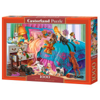 CASTORLAND Puzzle Neposedné šteňatá 1000 dielikov
