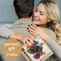 WOODEN CITY Drevené puzzle Bystrý orol 250 dielikov EKO