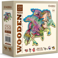 WOODEN CITY Drevené puzzle Kôň a orol 250 dielikov EKO