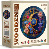 WOODEN CITY Drevené puzzle Kvetinový Mesiac 505 dielikov EKO