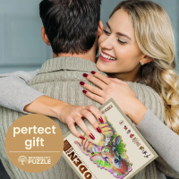 WOODEN CITY Drevené puzzle Módny jeleň 250 dielikov EKO