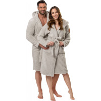 Pánsky župan TEDDY - šedý