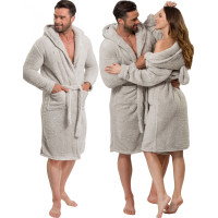 Pánsky župan TEDDY - šedý