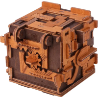 WOODEN CITY 3D drevené puzzle Escape room: Puzzle Box 149 dielikov