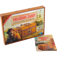 WOODEN CITY 3D drevené puzzle Escape room: Truhla s pokladom 165 dielikov