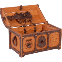 WOODEN CITY 3D drevené puzzle Escape room: Truhla s pokladom 165 dielikov