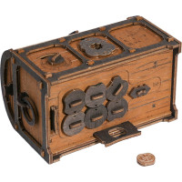 WOODEN CITY 3D drevené puzzle Escape room: Truhla s pokladom 165 dielikov