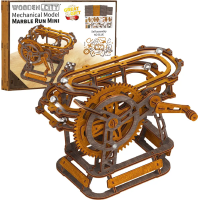 WOODEN CITY 3D drevené puzzle Guličková dráha mini 147 dielikov