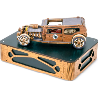 WOODEN CITY 3D puzzle Automobil Hot Rod Limitovaná edícia 142 dielov