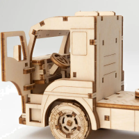 WOODEN CITY 3D puzzle Superfast Car Carrier Truck