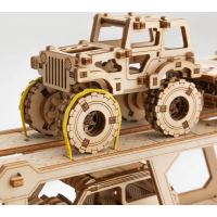 WOODEN CITY 3D puzzle Superfast Car Carrier Truck