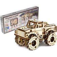 WOODEN CITY 3D puzzle Superfast Monster Truck 4