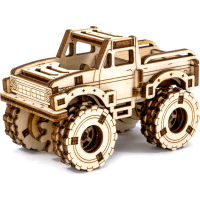 WOODEN CITY 3D puzzle Superfast Monster Truck 4