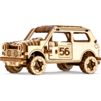 WOODEN CITY 3D puzzle Superfast Rally Car 1