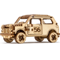 WOODEN CITY 3D puzzle Superfast Rally Car 1