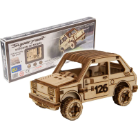 WOODEN CITY 3D puzzle Superfast Rally Car 3