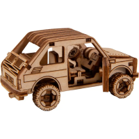 WOODEN CITY 3D puzzle Superfast Rally Car 3