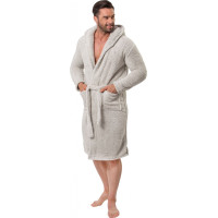 Pánsky župan TEDDY - šedý