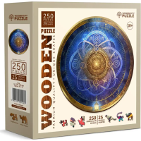 WOODEN CITY Drevené puzzle Modrý zverokruh 250 dielikov EKO