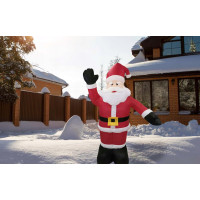 Nafukovací Santa Claus s osvetlením - 240 cm