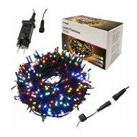 Vianočná LED reťaz - 300 LED - multicolor