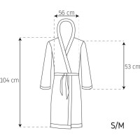 Dámsky župan SAMANTHA - krémovo biely