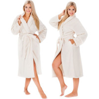 Dámsky župan SAMANTHA - krémovo biely