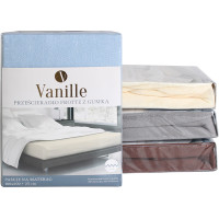 Froté prestieradlo VANILLE 200x160 cm + 25cm - biele