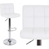 Biela barová stolička ARAKO