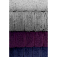 Bavlnený uterák EVA - 70x140 cm - 450g/m2 - tmavo fialový
