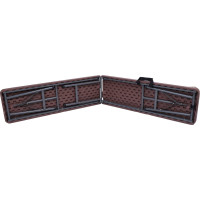 Set cateringového nábytku RATTAN - stôl 180 cm + 2 lavice - hnedý