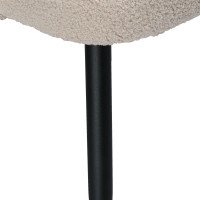 Kreslo HAMPTON TEDDY bouclé - béžové