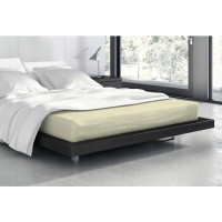 Froté prestieradlo VANILLE 200x220 cm + 25cm - krémovo biele