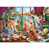 ANATOLIAN Puzzle Mačiatka a akvárium 1000 dielikov
