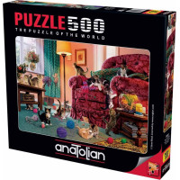 ANATOLIAN Puzzle Nezbedné mačiatka 500 dielikov