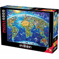 ANATOLIAN Puzzle Pamiatky sveta 4000 dielikov