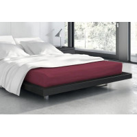 Froté prestieradlo VANILLE 200x220 cm + 25cm - vínovo červené