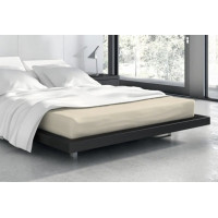 Froté prestieradlo VANILLE 200x220 cm + 25cm - béžové