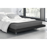 Froté prestieradlo VANILLE 200x180 cm + 25cm - tmavo šedé