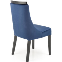 Jedálenská stolička ARISTOCRAT - čierna / tmavo modrá